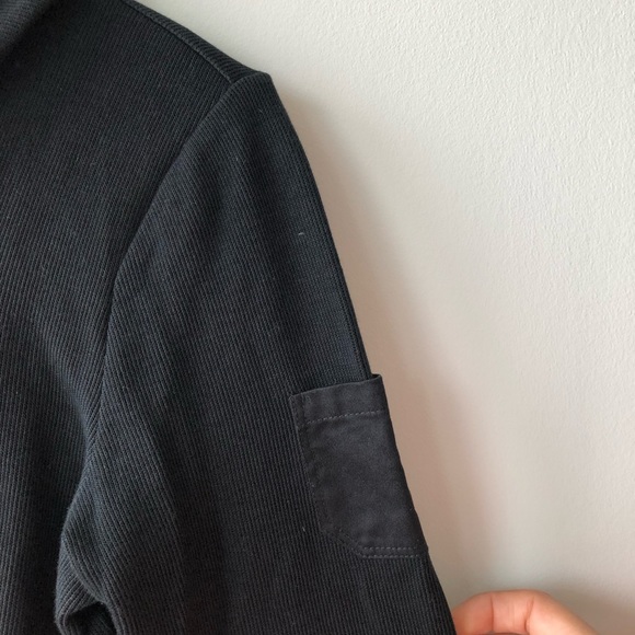 Ralph Lauren Black V Neck Toggle Sweater - Picture 4 of 7